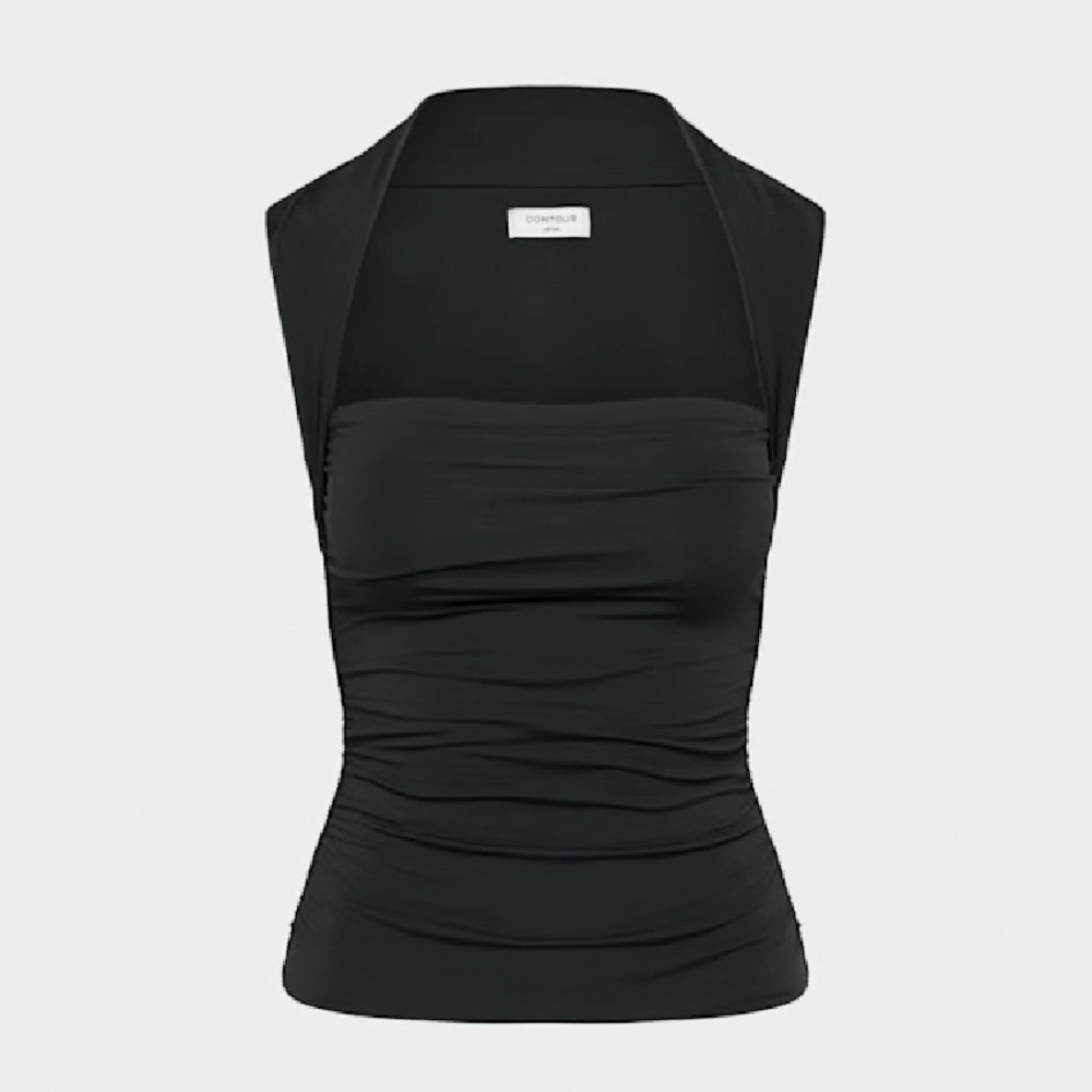 Aritzia Original Contour Flourish Top M Black